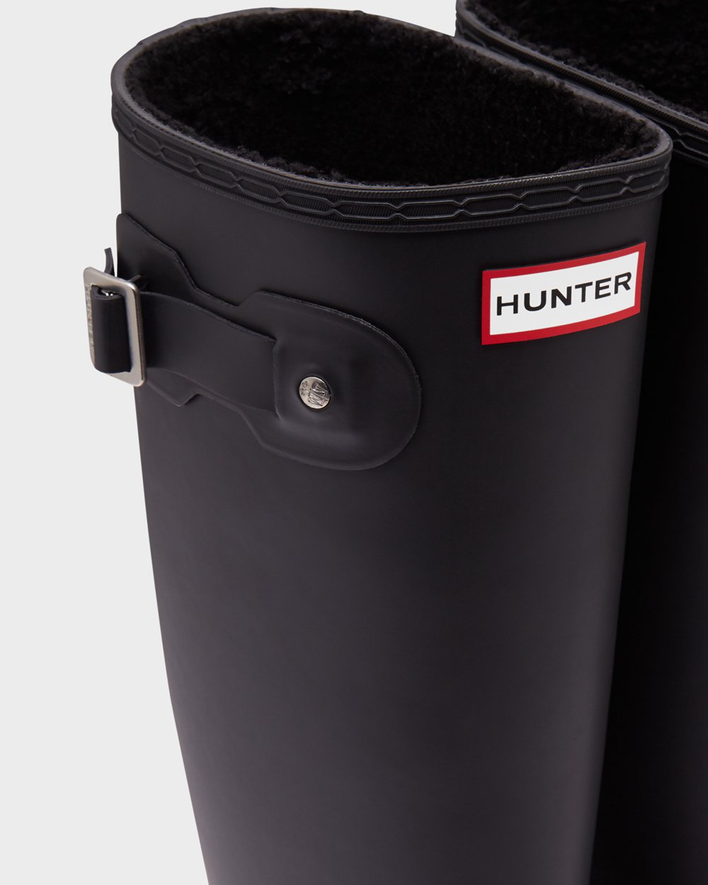 Hunter Mujer Original Insulated - Botas de Lluvia Negras - 957-LQTAZG